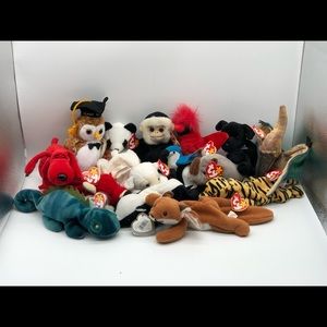 15 TY Beanie Baby Lot Mid 90s Era Rare